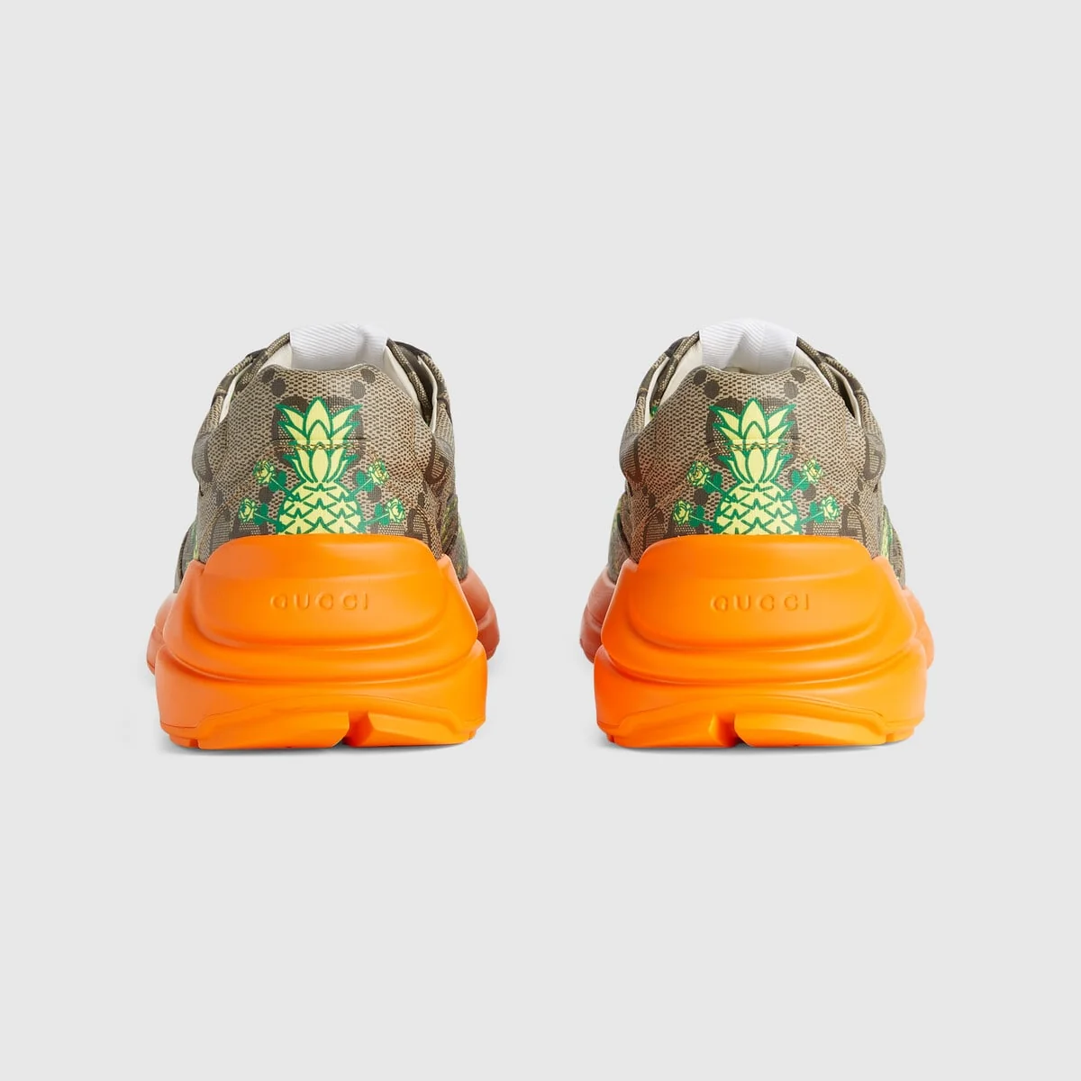 Gucci Pineapple men’s rhyton sneaker view 5