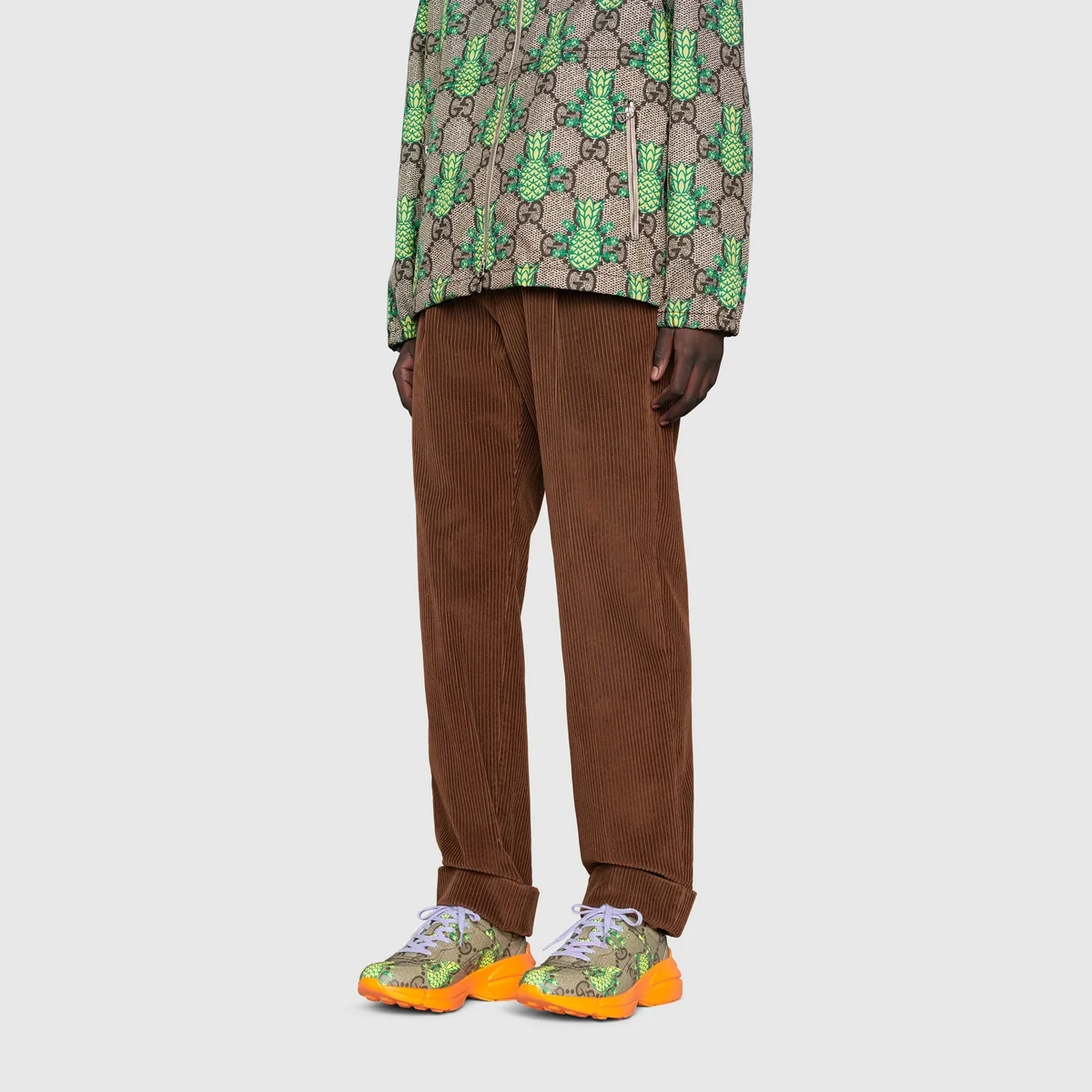 Gucci Pineapple men’s rhyton sneaker view 7