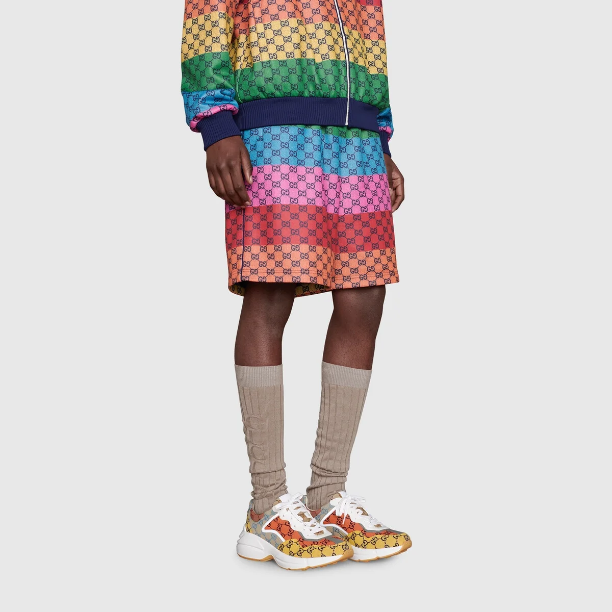 Men’s Rhyton GG Multicolor sneaker view 7