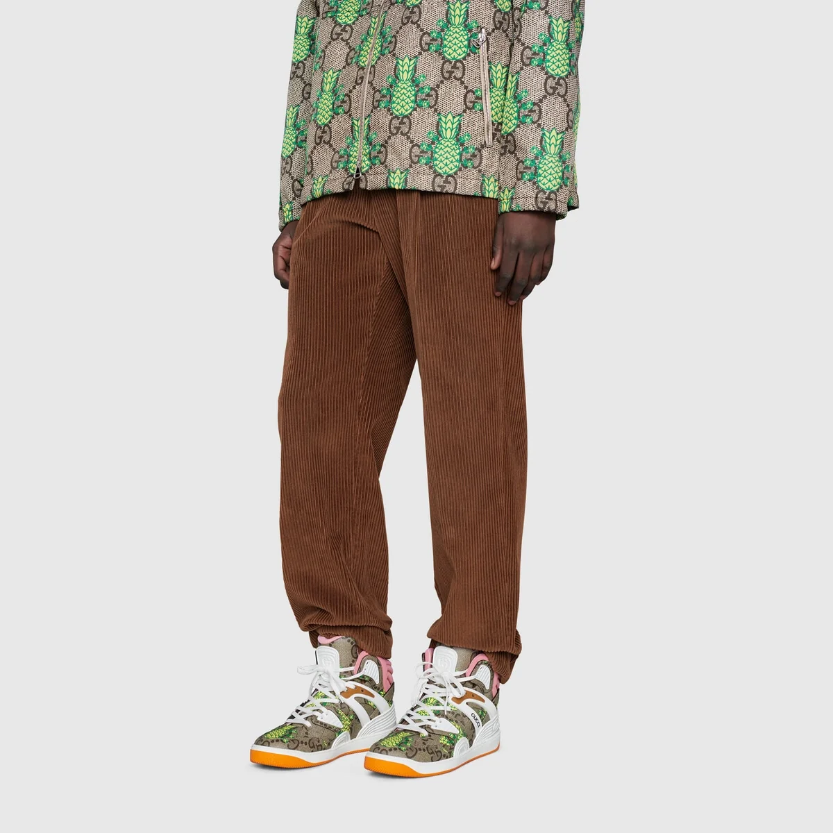 Gucci Pineapple men’s Gucci Basket sneaker view 7