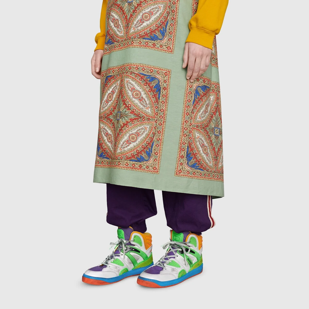 Men’s Gucci Basket sneaker view 7