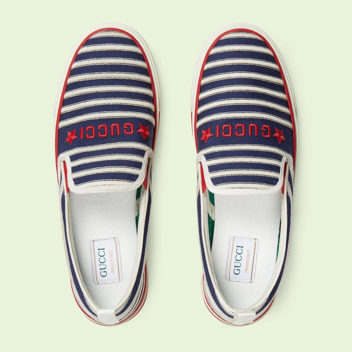 Men’s Gucci Tennis 1977 slip-on sneaker view 4