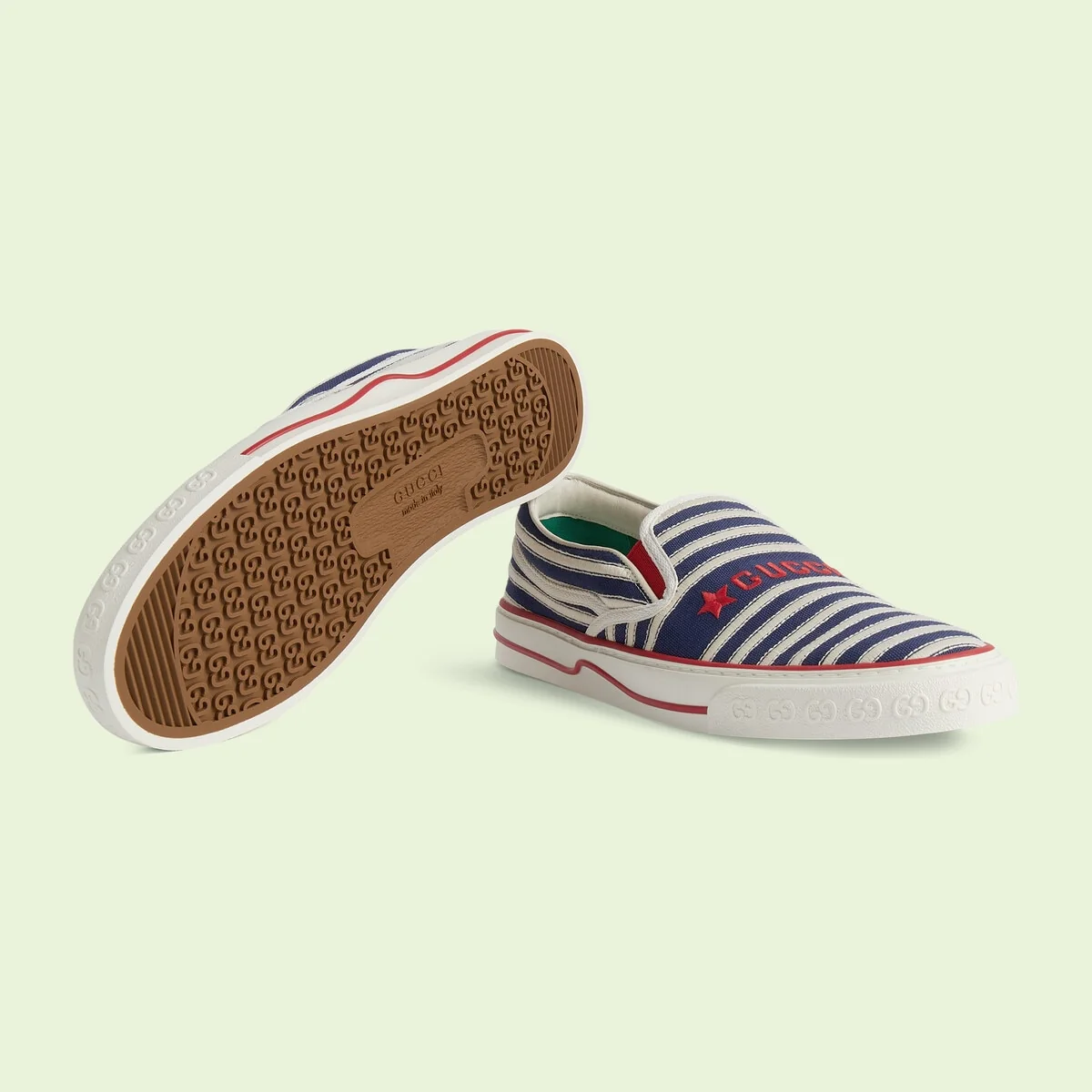 Men’s Gucci Tennis 1977 slip-on sneaker view 5