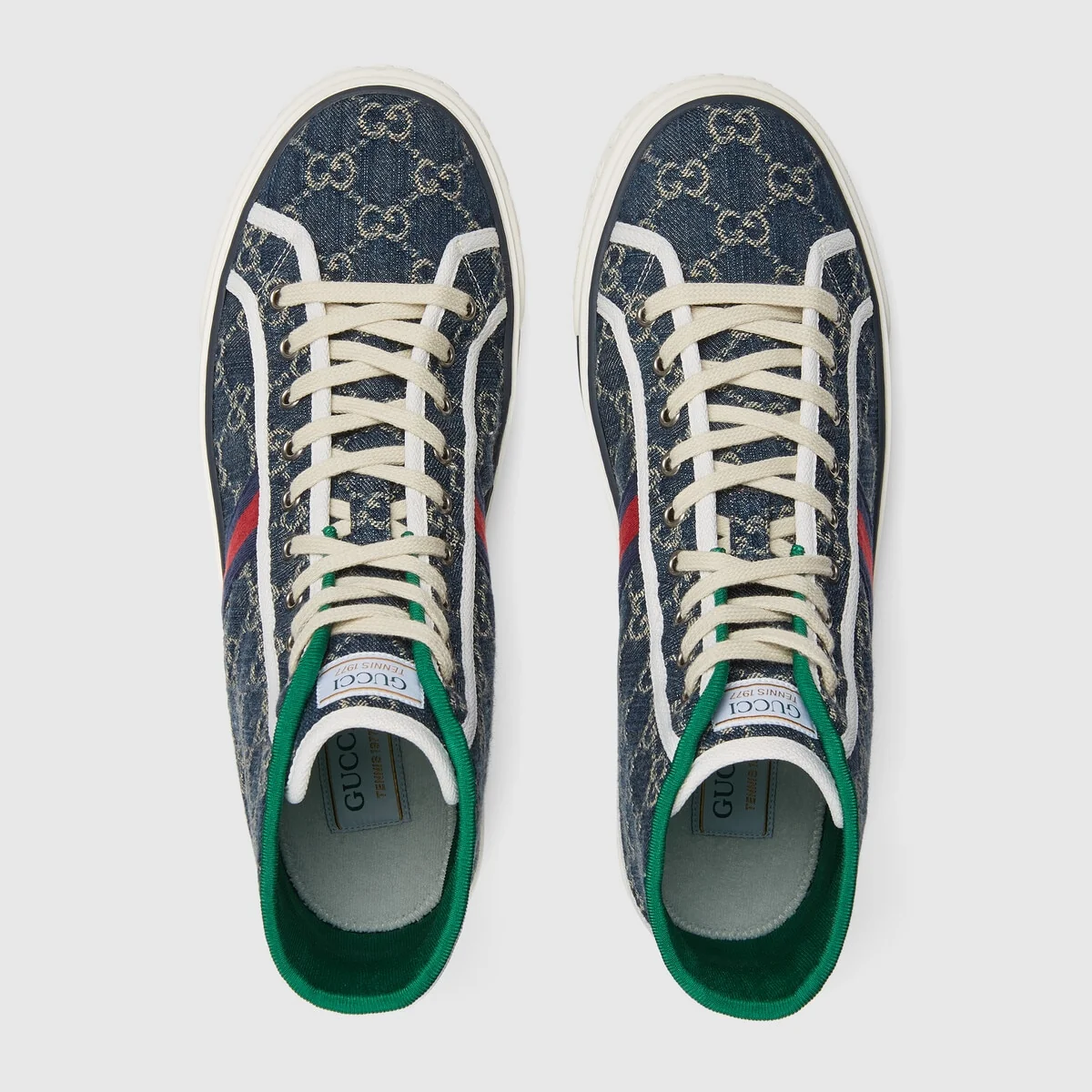 Men’s Gucci Tennis 1977 high top sneaker view 3