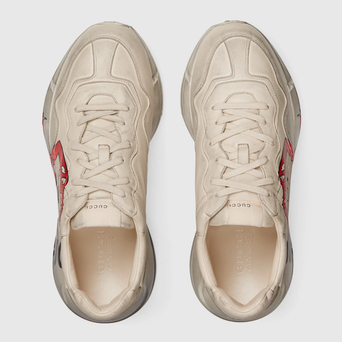 Men’s Rhyton sneaker with mouth print view 4
