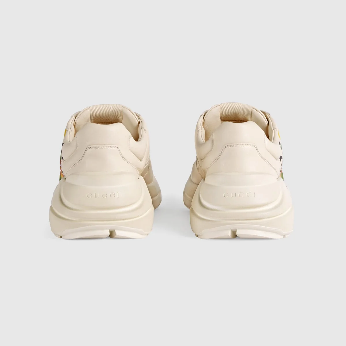 Men’s Rhyton Gucci logo leather sneaker view 5