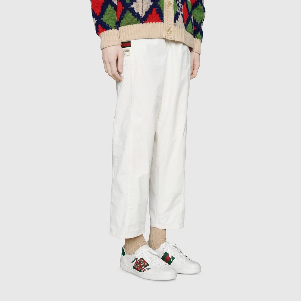 Men’s Ace embroidered sneaker view 6